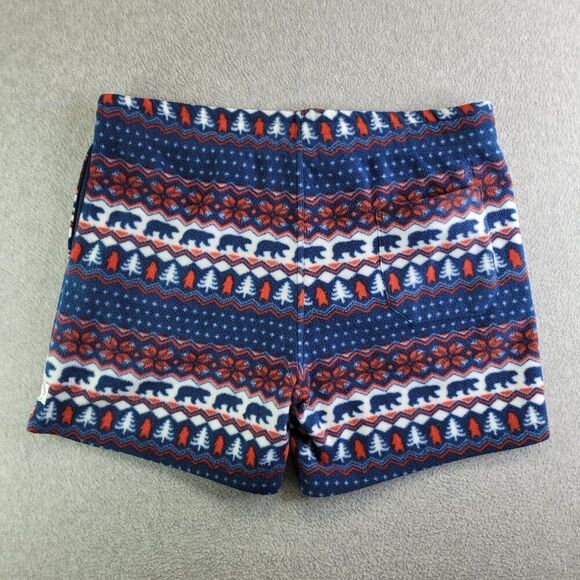 Chubbies Sweat Shorts Mens XL Fleece Bear Christmas PJs Snowflakes Nordic - Picture 3 of 13